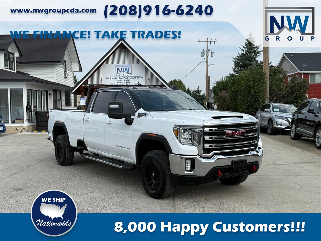 2020 GMC Sierra 2500 SLE. 126k miles, 4x4, Brand New Tires, Nice Truck! Clean Carfax, Clean Title! - Photo 1 - Post Falls, ID 83854