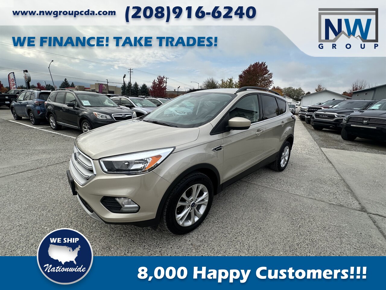 2018 Ford Escape SE  Spacious, 4WD, Great Price! - Photo 10 - Post Falls, ID 83854