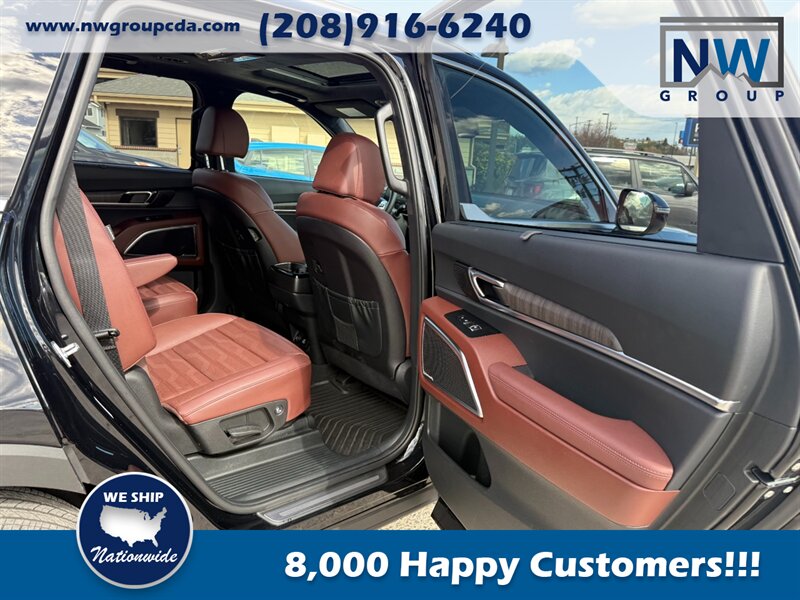 2024 Kia Telluride SX.  4903 miles, Ebony Black - Exterior. Mahogany - Interior. AMAZING! - Photo 21 - Post Falls, ID 83854