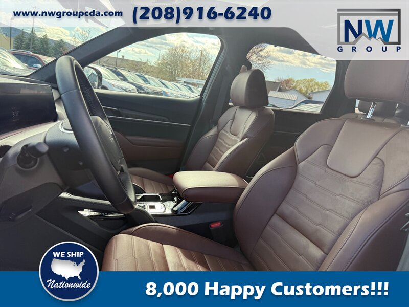 2024 Kia Telluride SX.  4903 miles, Ebony Black - Exterior. Mahogany - Interior. AMAZING! - Photo 11 - Post Falls, ID 83854