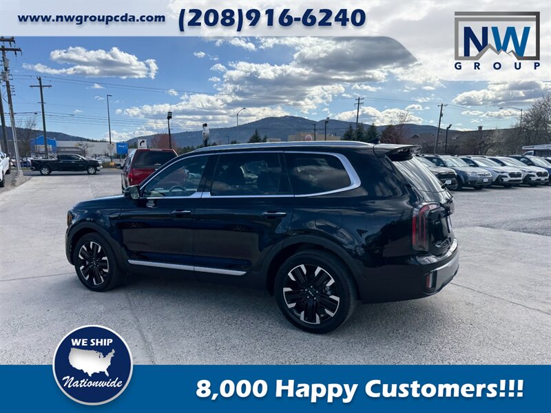 2024 Kia Telluride SX.  4903 miles, Ebony Black - Exterior. Mahogany - Interior. AMAZING! - Photo 36 - Post Falls, ID 83854