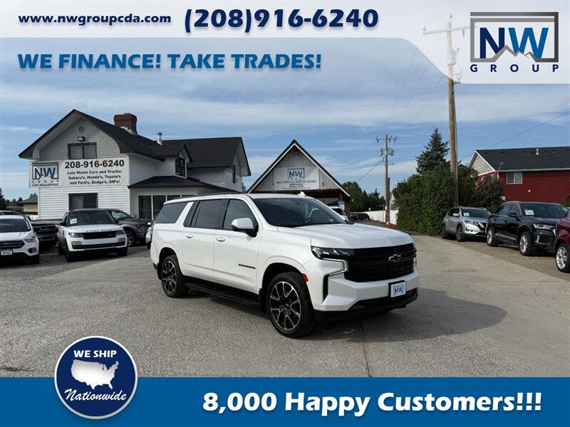 2022 Chevrolet Suburban RST.  49k miles, Tow Package, Panoramic Sunroof! Freshly Serviced, Very Clean, 7 passenger (Captain Chairs).