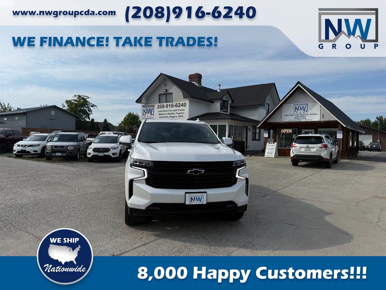 2022 Chevrolet Suburban RST.  48k miles, Tow Package, Panoramic Sunroof! Freshly Serviced, Very Clean, 7 passenger (Captain Chairs). - Photo 2 - Post Falls, ID 83854