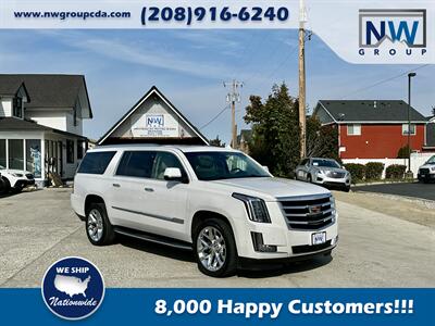 2018 Cadillac Escalade ESV Premium Luxury  6.2L V8 F OHV 16V GASOLINE REAR WHEEL DRIVE W/ 4X4 SUV