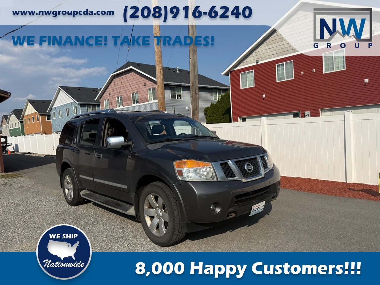 2011 Nissan Armada Platinum; 4X4  -Sold As IS (Vehicle Runs and drives) No A/C, Needs a New Windshield - Photo 1 - Post Falls, ID 83854