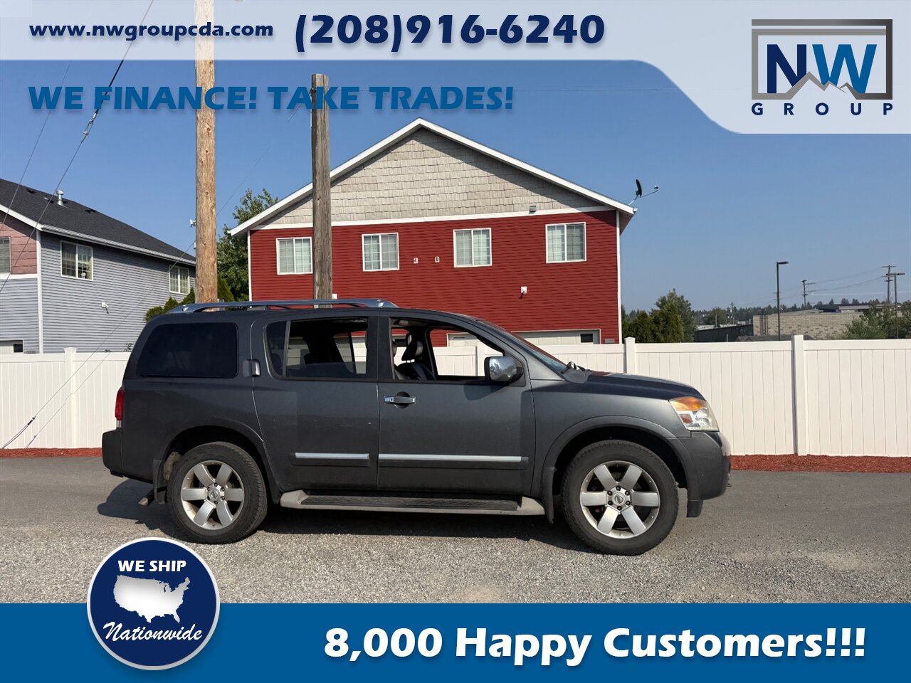 2011 Nissan Armada Platinum; 4X4  -Sold As IS (Vehicle Runs and drives) No A/C, Needs a New Windshield - Photo 3 - Post Falls, ID 83854