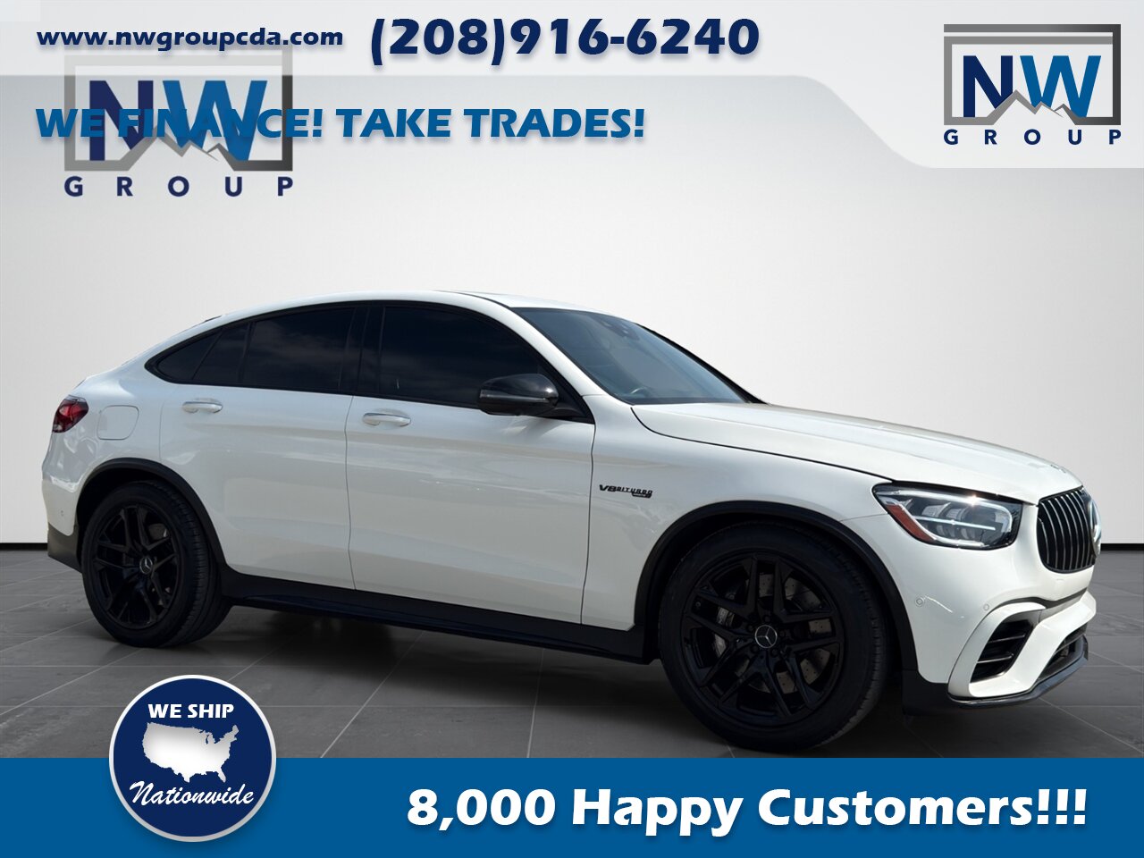 2021 Mercedes-Benz GLC AMG GLC 63.  Twin-Turbo V8 • Luxury SUV • Only 31k Miles! - Photo 1 - Post Falls, ID 83854