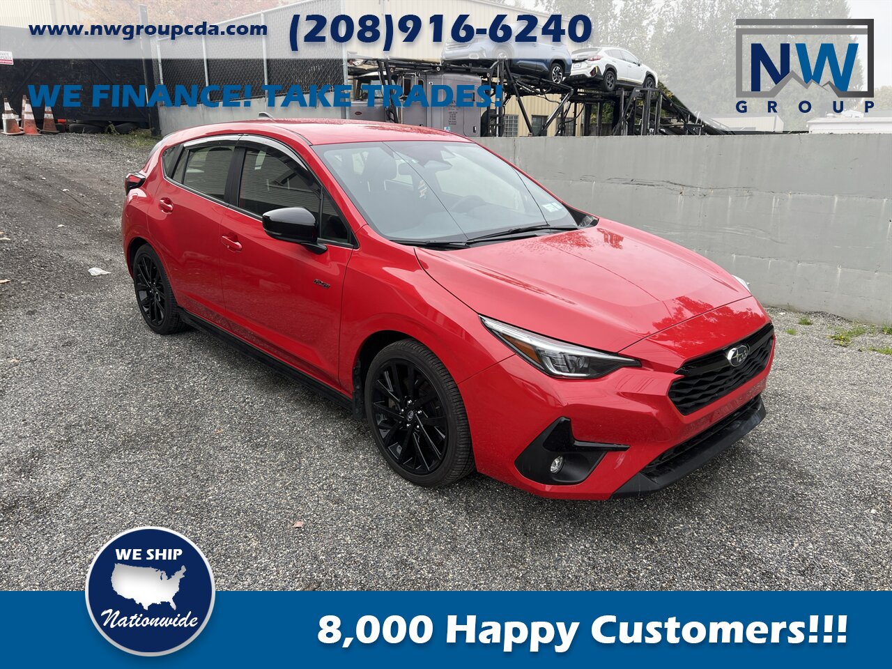 2024 Subaru Impreza RS RARE Red Color, Sporty Trim Touches, AWD! - Photo 4 - Post Falls, ID 83854