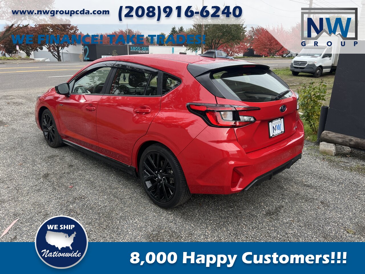 2024 Subaru Impreza RS RARE Red Color, Sporty Trim Touches, AWD! - Photo 2 - Post Falls, ID 83854
