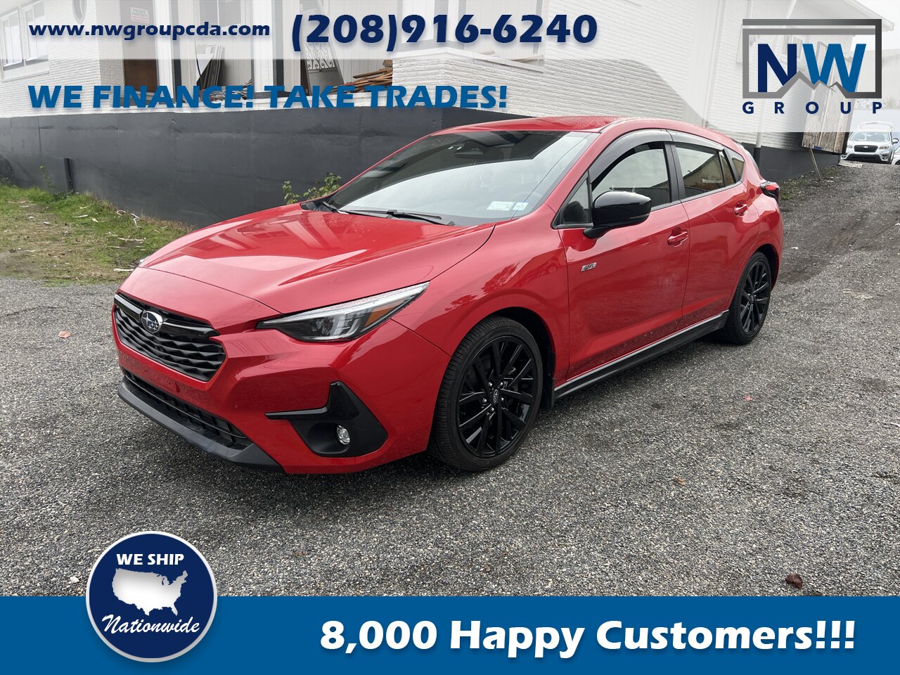 2024 Subaru Impreza RS RARE Red Color, Sporty Trim Touches, AWD! - Photo 1 - Post Falls, ID 83854