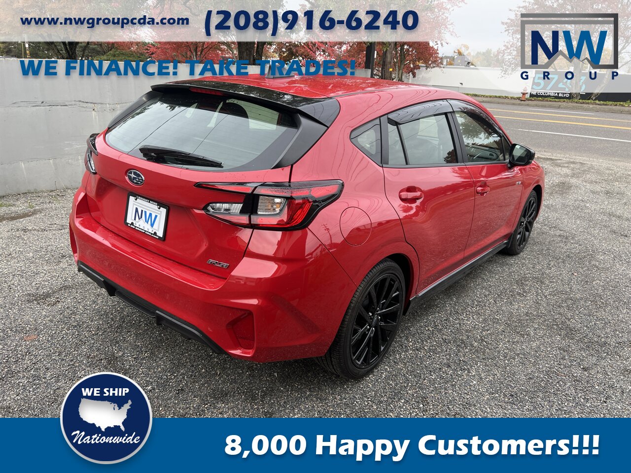 2024 Subaru Impreza RS RARE Red Color, Sporty Trim Touches, AWD! - Photo 3 - Post Falls, ID 83854