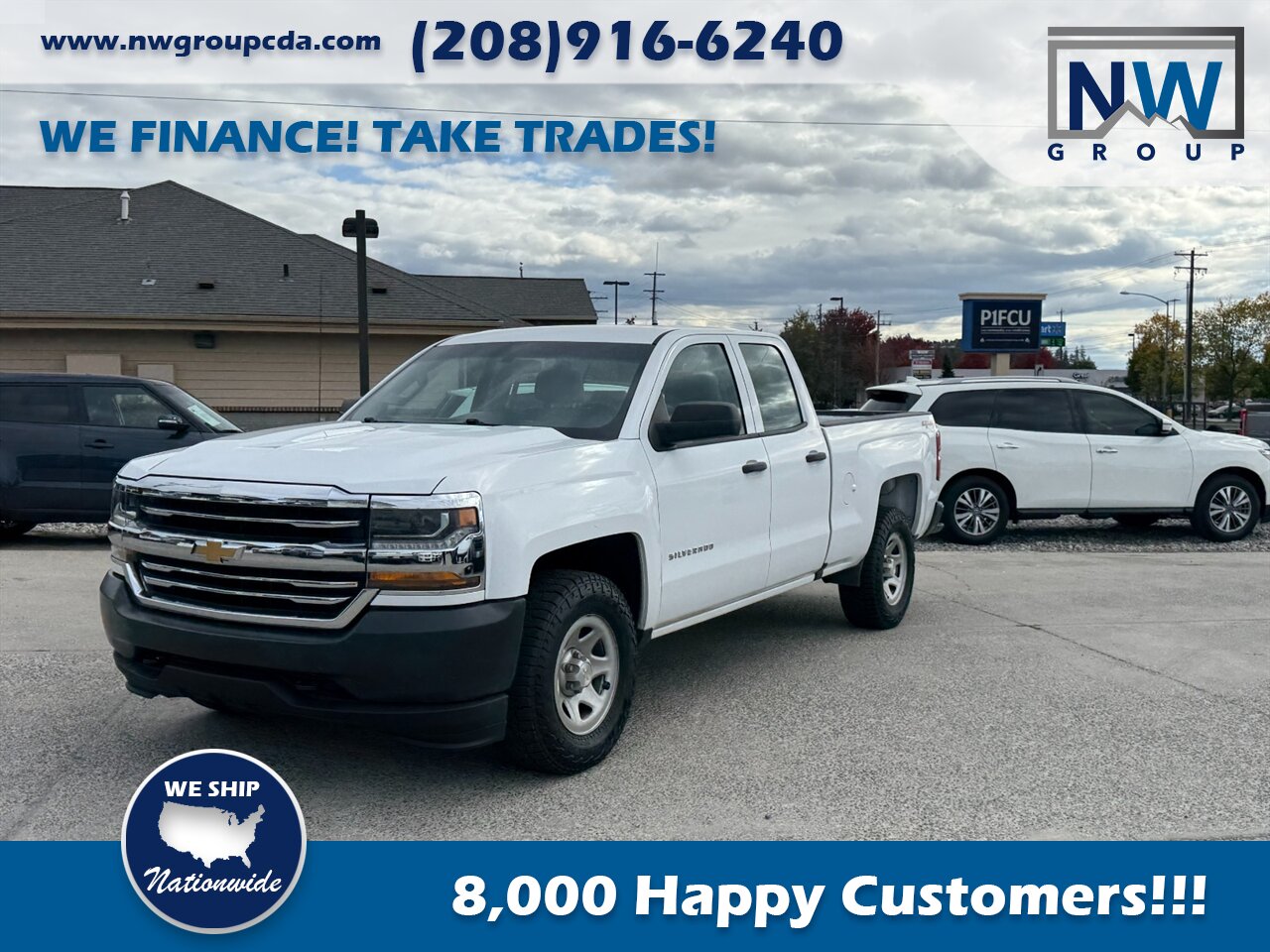 2017 Chevrolet Silverado 1500 Work Truck. ONLY 67K MILES, RUNS GREAT, 4X4, AMAZING PICK UP! - Photo 3 - Post Falls, ID 83854