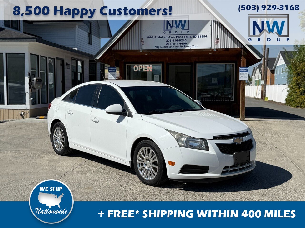 2013 Chevrolet Cruze ECO. Manual Transmission, Nice Sedan - Good MPG! - Photo 1 - Post Falls, ID 83854