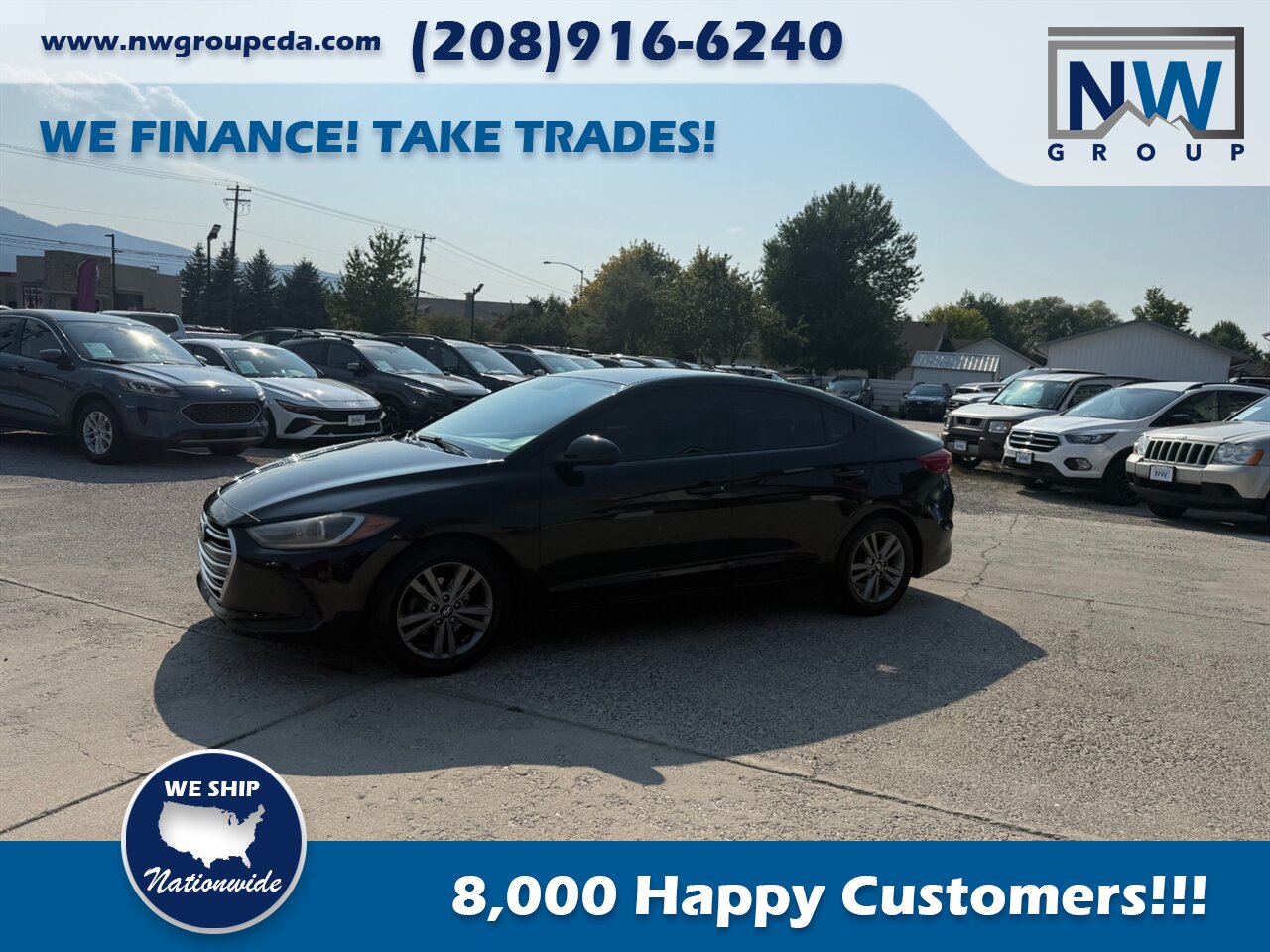 2017 Hyundai ELANTRA SE SEDAN 4 DR 2.0L, Clean Title! - Photo 3 - Post Falls, ID 83854