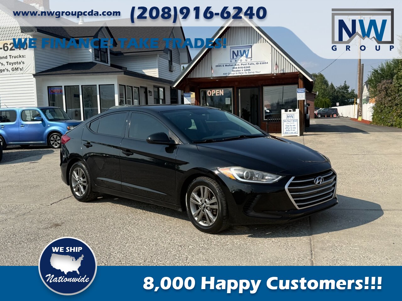 2017 Hyundai ELANTRA SE SEDAN 4 DR 2.0L, Clean Title! - Photo 1 - Post Falls, ID 83854