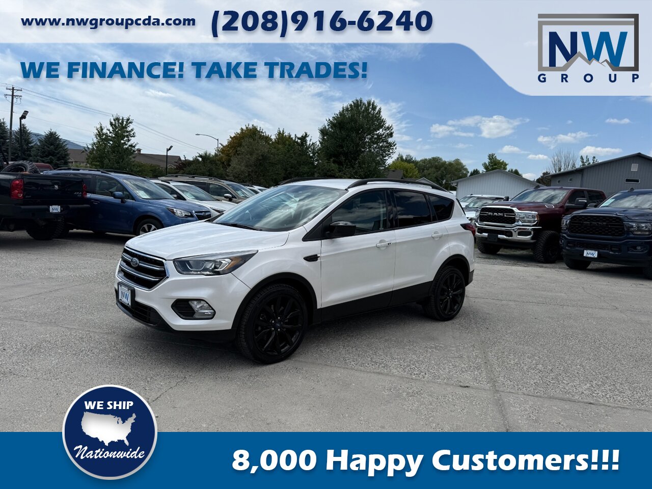 2019 Ford Escape SE 1.5L I4 F DOHC 16V GASOLINE W/ 4X4 - Photo 3 - Post Falls, ID 83854