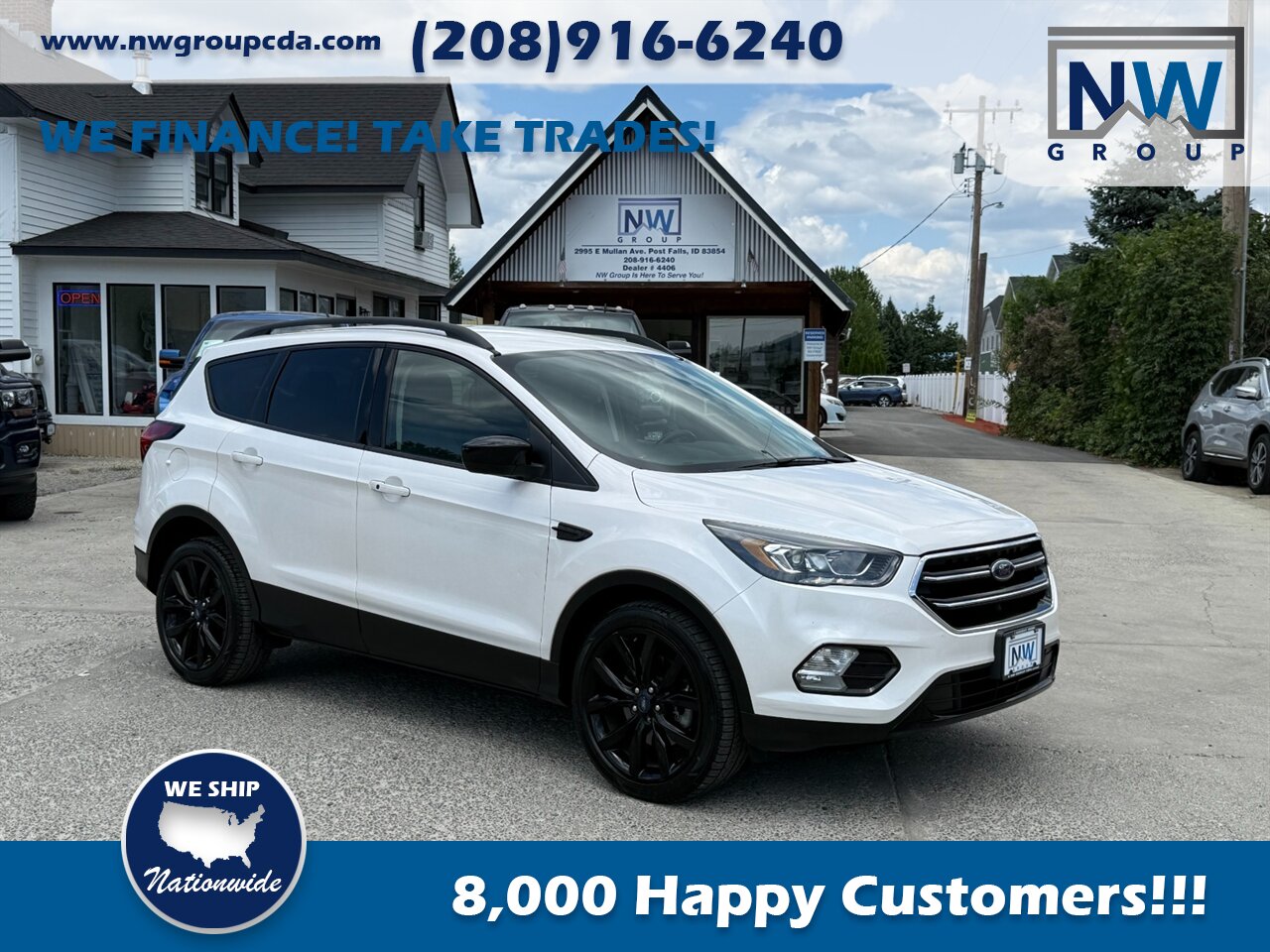 2019 Ford Escape SE 1.5L I4 F DOHC 16V GASOLINE W/ 4X4 - Photo 1 - Post Falls, ID 83854