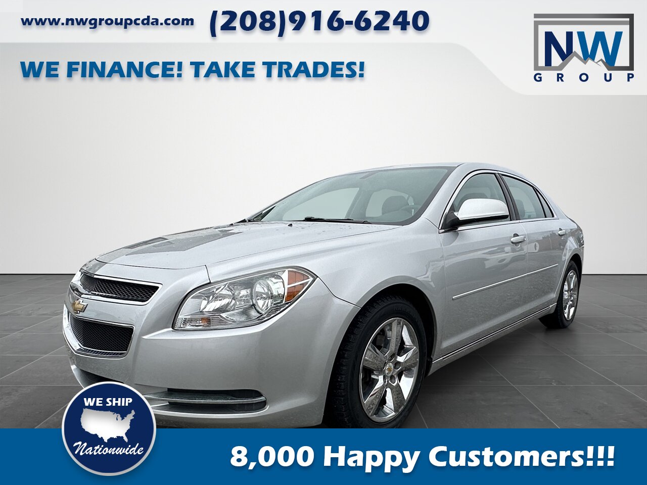 2011 Chevrolet Malibu LT. Local Trade in! 135k miles, Nice Shape! - Photo 8 - Post Falls, ID 83854