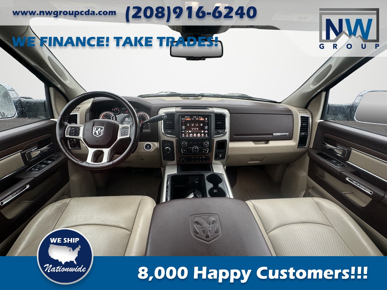 2015 RAM 3500 Laramie Beautiful Shape! 4x4. Aisin Transmission! - Photo 4 - Post Falls, ID 83854