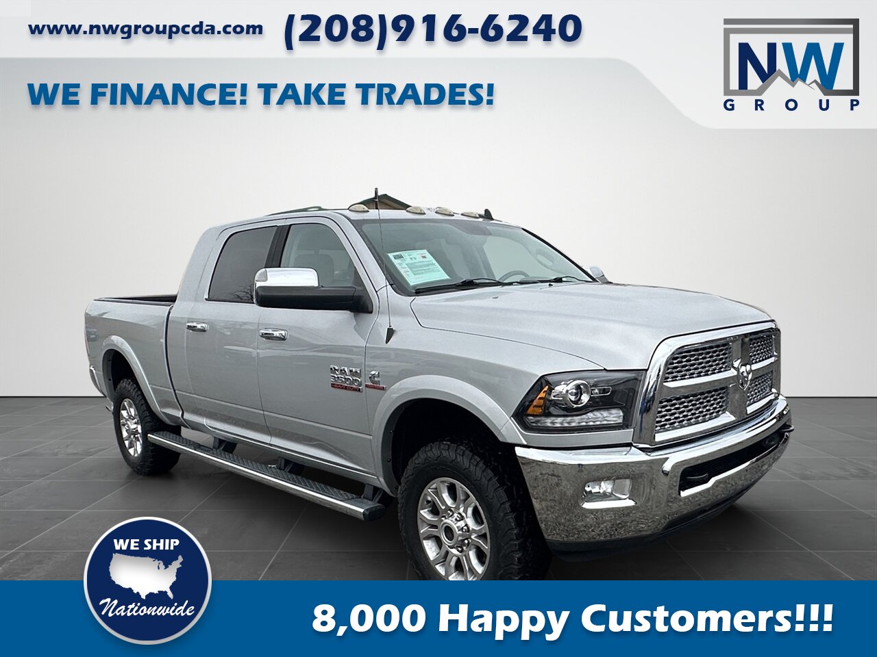 2015 RAM 3500 Laramie Beautiful Shape! 4x4. Aisin Transmission! - Photo 1 - Post Falls, ID 83854
