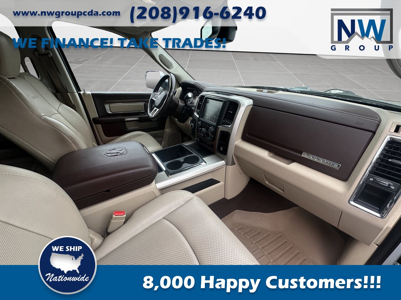 2015 RAM 3500 Laramie Beautiful Shape! 4x4. Aisin Transmission! - Photo 5 - Post Falls, ID 83854