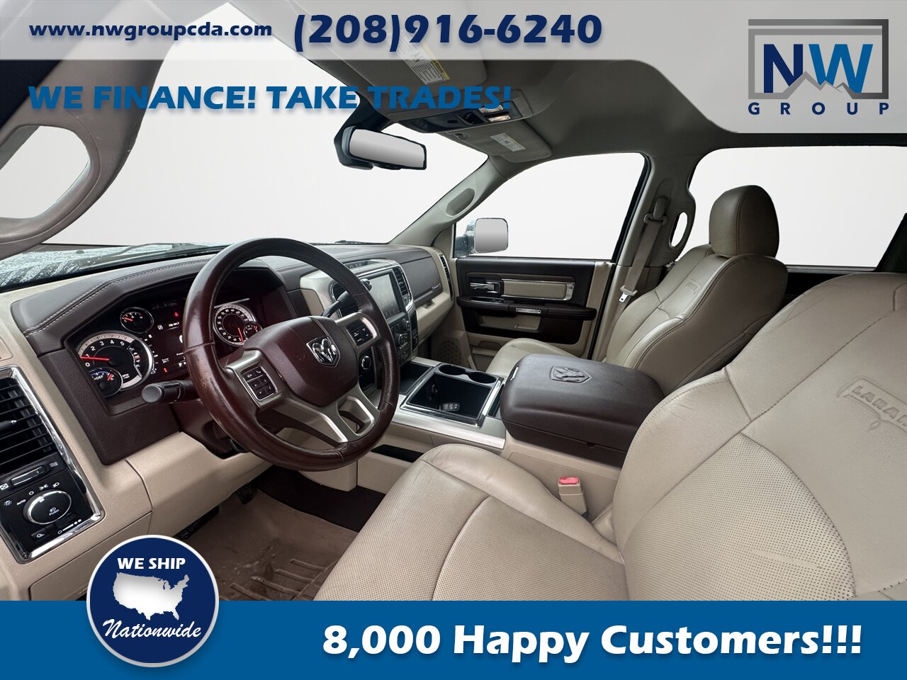 2015 RAM 3500 Laramie Beautiful Shape! 4x4. Aisin Transmission! - Photo 3 - Post Falls, ID 83854