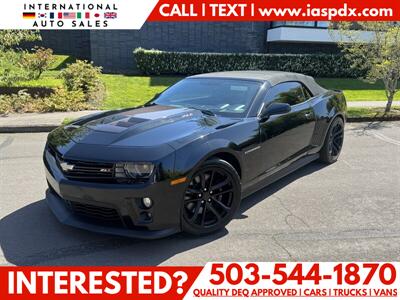 2013 Chevrolet Camaro ZL1 Convertible