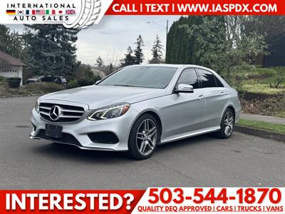 2016 Mercedes-Benz E 350 4MATIC Sedan