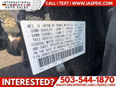 2005 Acura RL SH-AWD - 3.0L V6   - Photo 11 - Portland, OR 97216