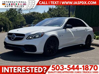 2015 Mercedes-Benz E 63 AMG S-Model Sedan