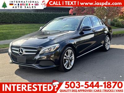 2018 Mercedes-Benz C 300 4MATIC - Twin Turbo Sedan