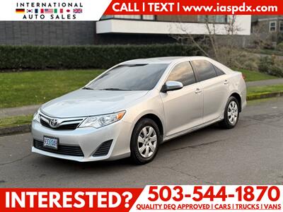 2012 Toyota Camry LE - LOW MILES Sedan