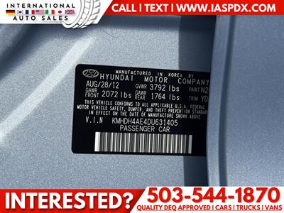 2013 Hyundai ELANTRA GLS   - Photo 14 - Portland, OR 97216