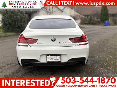2016 BMW 650i xDrive GranCoupe - 4.4L Twin Turbo V8 - Photo 4 - Portland, OR 97216