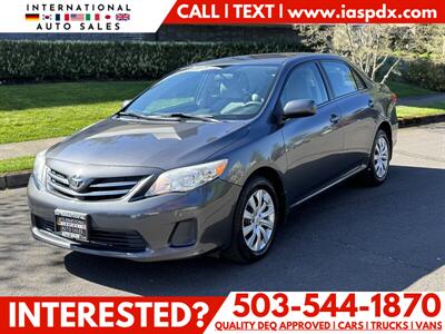 2013 Toyota Corolla LE Sedan