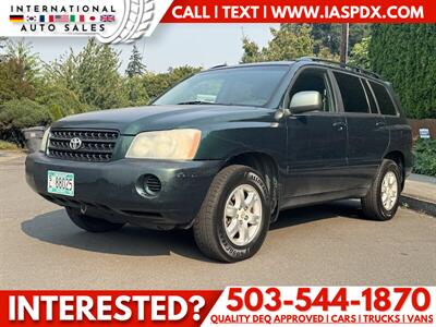 2002 Toyota Highlander SUV