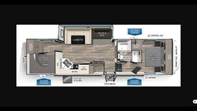 2022 CHEROKEE ARTIC WOLF 287BH   - Photo 2 - Aurora, MO 65605