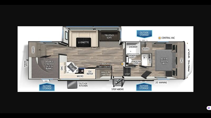 2022 CHEROKEE ARTIC WOLF 287BH  