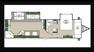 2017 FOREST RIVER SURVEYOR 32RKDS   - Photo 2 - Aurora, MO 65605