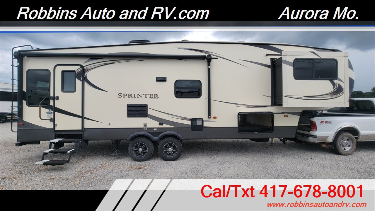 2017 KEYSTONE SPRINTER 269 FWRLS SPRINTER 269 FWRLS | RWD | 2