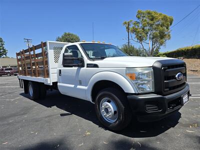 2011 Ford Commercial F-350 Super Duty STAKE BED 6.2L GAS,12FT BED,ONLY 24K MILES,  2000LB PWR LFT GATE! - Photo 3 - Santa Ana, CA 92703