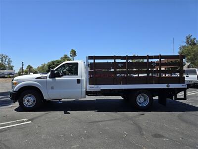 2011 Ford Commercial F-350 Super Duty STAKE BED 6.2L GAS,12FT BED,ONLY 24K MILES,  2000LB PWR LFT GATE! - Photo 8 - Santa Ana, CA 92703