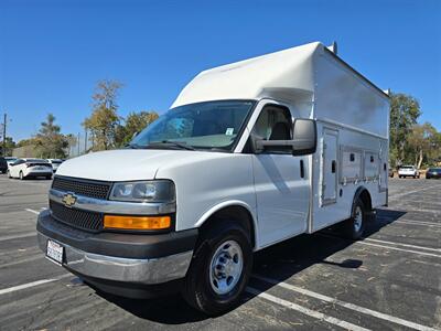 2022 Chevrolet Express 3500 Plumbing van,12ft Workport bed, 6.6L V8! - Photo 1 - Santa Ana, CA 92703