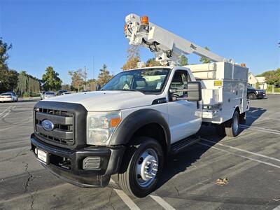2012 FORD F450 XL BUCKET 6.8L V10 GAS,30.6ft FROM PLATFORM,  ELECTRICT GEN,AIR COMPRESSOR! - Photo 4 - Santa Ana, CA 92703