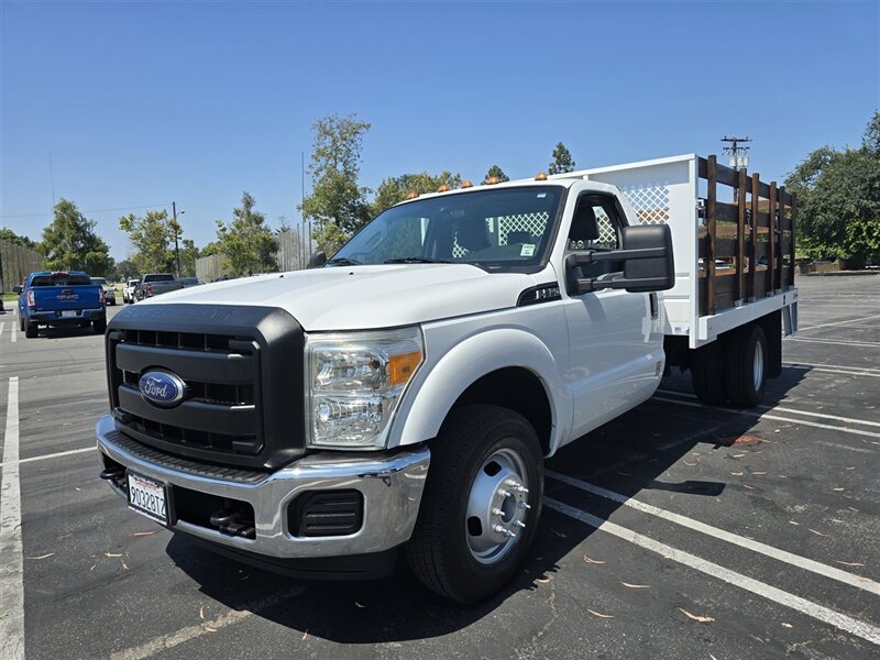 2013 Ford Commercial F-350 Super Duty XL Stake bed 6.2L Gas, 32K MILES.12ft bed,2500 lb power lift gate,new tires! - Photo 1 - Santa Ana, CA 92703