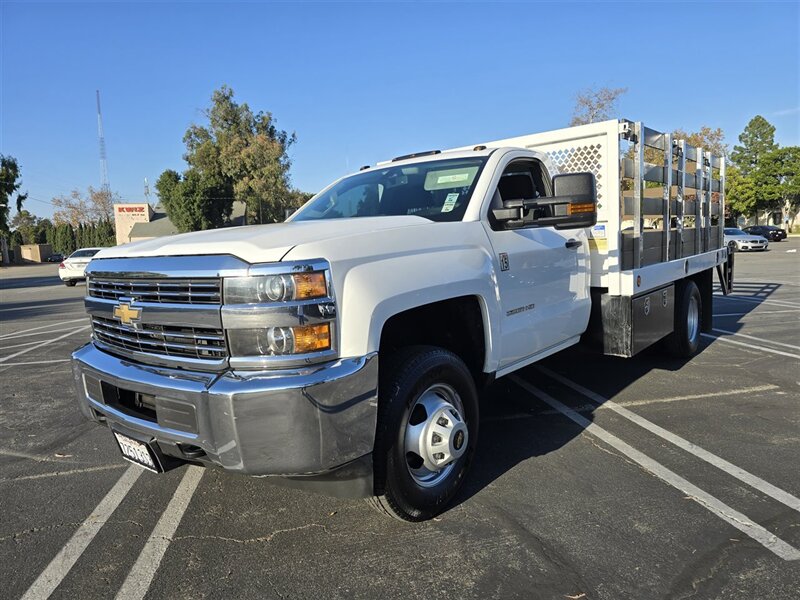 2016 Chevrolet 3500 LS STAKE BED 6.0L GAS,12FT YOYAL BE,  2000LB PWR LFT GATE!