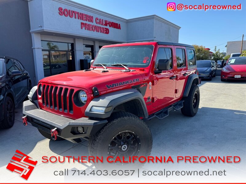 Firecracker Red Clear Coat 2018 Jeep Wrangler SUV / Crossover Four-Wheel Drive 6-Speed Manual