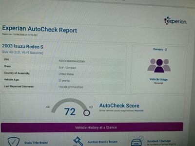2003 Isuzu Rodeo S V6   - Photo 27 - Glendora, CA 91740