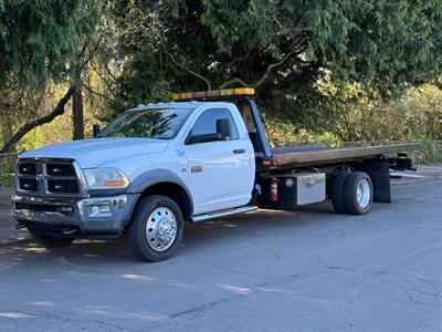 2012 Dodge Ram 5500 Flatbed Rollback Tow Truck SLT   - Photo 1 - Portland, OR 97202