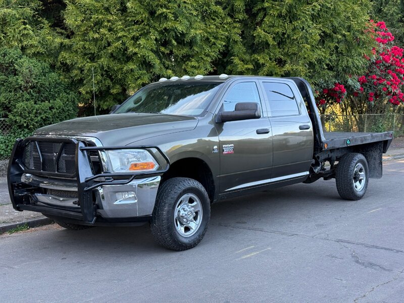 Green 2012 RAM 3500 ST Crew Cab LB 4WD Pickup Truck Four-Wheel Drive Automatic